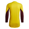  HK7662 adidas Tiro 23 Pro LS Goalkeeper Jersey Team Yellow/Maroon