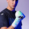 Kaliaaer ULTRA Lite Veloz X Negative Junior Goalkeeper Gloves Cyan/Stu