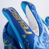 Reusch Pure Contact Aqua Goalkeeper Gloves True Blue/Gold/Aqua Blue