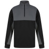  LV875 Keeper iD Junior GK Pro 1/4 Zip Track Top Black/Grey 