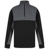  LV875 Keeper iD Junior GK Pro 1/4 Zip Track Top Black/Grey 