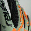 Reusch Pure Contact Gold Goalkeeper Gloves shark green/shock Orange