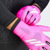 HN3346 adidas X GL Training Junior Goalkeeper Gloves Solar Pink