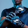 Kaliaaer PWRLITE FaderBlaze Ignite Junior Goalkeeper Gloves Azure Blue