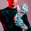 Kaliaaer AERAZOR PWRLITE Negative Goalkeeper Gloves White/Red
