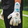 Gloveglu s:PIRIT gloveglu original Junior Goalkeeper Gloves white/cyan