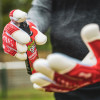Gloveglu t:RANCE MEGAgrip Junior Goalkeeper Gloves Red/White