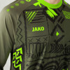 8911-231 JAKO Tropicana GK Jersey LS Khaki/Neon Green