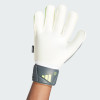 adidas Predator Match Fingersave Goalkeeper Gloves White/Lucid Lemon