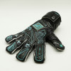 SELLS Total Contact Aqua Dusk Junior Goalkeeper Gloves Black/Blue