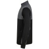  LV874 Keeper iD GK Pro 1/4 Zip Track Top Black/Grey 