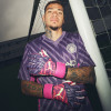 PUMA FUTURE Pro GKC Hybrid EDERSON Goalkeeper Gloves Purple Charcoal