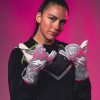 Kaliaaer TriLITE Negative Junior Goalkeeper Gloves Grey/Neo Pink