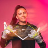 Kaliaaer TriLITE Negative Taped Junior Goalkeeper Gloves Grey / Neo Ye