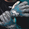 Kaliaaer TriLITE Sekure Junior Goalkeeper Gloves Grey/Cyan Blue