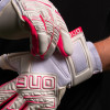 ONE APEX Amped Goalkeeper Gloves White/Pink