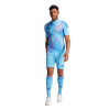  IN0428 adidas Tiro 24 Pro Short Sleeve Goalkeeper Jersey Blue 