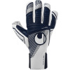  101135701 Uhlsport SUPERGRIP+ HN Goalkeeper Gloves White/Navy 