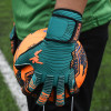 Precision GK Elite 2.0 Contact Junior Gloves Teal/Fluo Orange