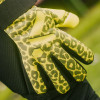 Storelli Challenger Yellow Leopard Junior Goalkeeper Gloves Yellow
