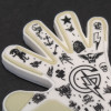 Keeper iD Goalproof INK Mini Glove Keyring White/Tattoo Navy