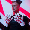  JHV424 Kaliaaer Joe Hart JHPro 1.4 Attack Goalkeeper Gloves White/Red