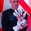  JHV424 Kaliaaer Joe Hart JHPro 1.4 Attack Goalkeeper Gloves White/Red