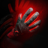 54709567730 Reusch Venomous Gold X Goalkeeper Gloves Black/Fire Red
