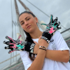 DAZZLE0324 Kaliaaer Z3RO Dazzle Goalkeeper Gloves Pink | Mint