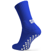 SAK Project Football Grip Sock Crew Ankle Sock Royal Blue