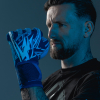 Kaliaaer ShokLock Negative Cobalt Junior Goalkeeper Gloves Blue