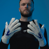 XT0124J Kaliaaer XT LTX Junior Goalkeeper Gloves White/Blue