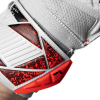  Reusch Attrakt Silver Hypermoon Goalkeeper Gloves Vapor Grey / Red