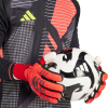 JH3804 adidas Predator 25 PRO Fingersave Goalkeeper Gloves red/black