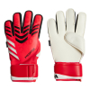 JH3802 adidas Predator Match Fingersave Goalkeeper Gloves Pure Ruby / 