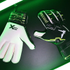 Precision Fusion X Pro Roll Finger Giga Junior Goalkeeper Gloves Black