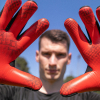 55709157075 Reusch Fastgrip Gold X GluePrint Goalkeeper Gloves Black/R