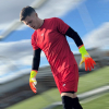 Kaliaaer RE:GEN Reverse Sekure Cut Junior Goalkeeper Gloves Red/Yellow
