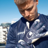 Uhlsport Absolutgrip HN Earth Edition Goalkeeper Gloves Navy/White