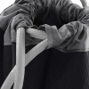 Keeper iD Sports Drawstring Gym Bag (Black/Dark Grey)