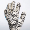 101137201 Uhlsport CYBERTEC ULTRAGRIP Goalkeeper Gloves white/cyan