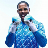 101137201 Uhlsport CYBERTEC ULTRAGRIP Goalkeeper Gloves white/cyan