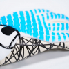101137301 Uhlsport CYBERTEC ULTRAGRIP HN Goalkeeper Gloves white/cyan