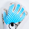 101137301 Uhlsport CYBERTEC ULTRAGRIP HN Goalkeeper Gloves white/cyan