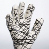 101137301 Uhlsport CYBERTEC ULTRAGRIP HN Goalkeeper Gloves white/cyan