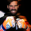 55709832500 Reusch Attrakt Fusion Goalkeeper Gloves shocking orange/bl