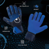 101138601 Uhlsport CyberTec AquaSOFT HN Goalkeeper Gloves Blue