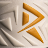 ONE OG1 Type-G David Raya Gold Junior Goalkeeper Gloves White/Gold