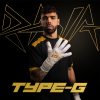 ONE OG1 Type-G David Raya Gold Junior Goalkeeper Gloves White/Gold