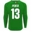 0413-22602J Keeper iD Padded Goalkeeper Jersey Junior Green/Black